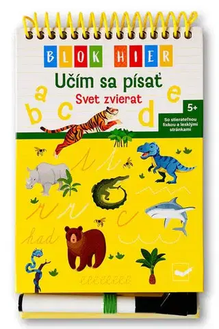 Príprava do školy, pracovné zošity Blok hier: Učím sa písať - Svet zvierat