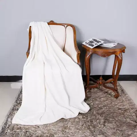 Jednofarebné deky Deka Laguna 170x220 ecru