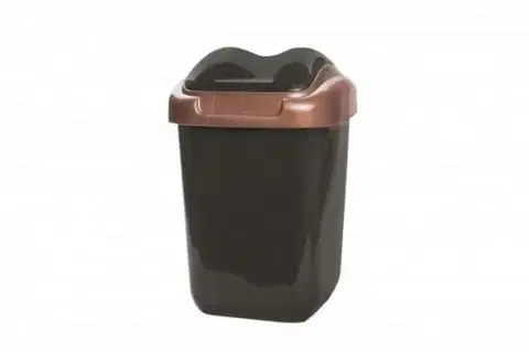 Odpadkové koše Kinekus Kôš na odpad preklápací, objem 15L, plastový, FALA, zlatý