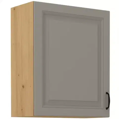 Kuchynské skrinky visiace Kuchynská skrinka Stilo claygrey/artisan 60g/72 1f
