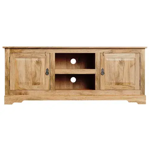 Spálňa TV stolík Guru 150x60x45 z mangového dreva