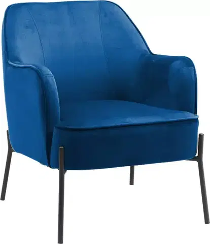 Moderné kreslá Kreslo Bob WX-2924 Blue Velvet 16