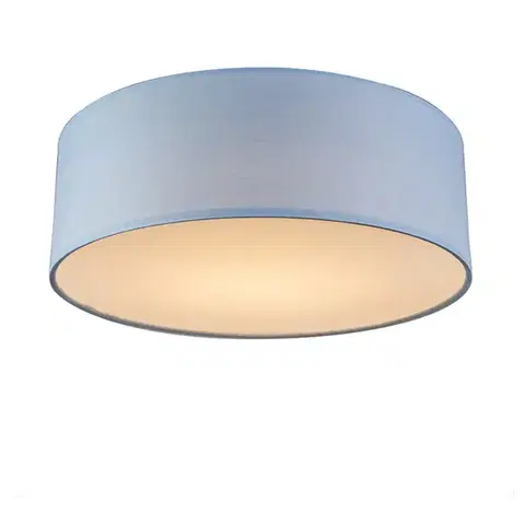 Stropné osvetlenie Stropné svietidlo modré 30 cm vrátane LED - Drum LED