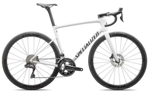 Cestné bicykle SPECIALIZED Tarmac SL8 Expert - Ultegra Di2 Gloss White/Black Metallic Veľkosť: 56 cm