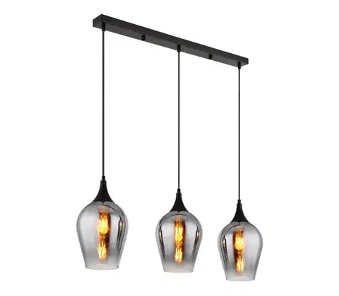 Svietidlá Globo 155520-3HS - Luster na lanku LAVUS 3xE27/60W/230V 155520-3HS