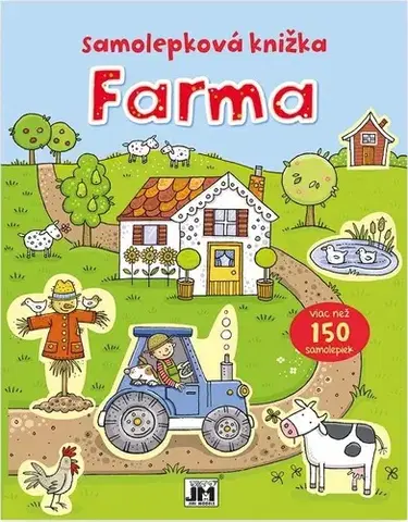 Nalepovačky, vystrihovačky, skladačky Farma: Samolepková knižka