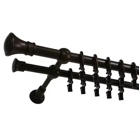 Garniže a kolajničky Garniža helios fi25 II 200cm wenge
