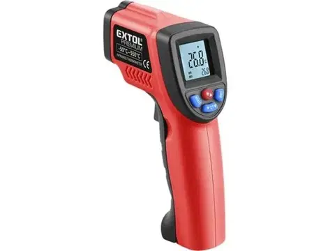 Kuchynské teplomery EXTOL Premium teplomer bezkontaktný, -50°C - 500°C 8831302