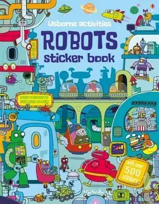 V cudzom jazyku Robots Sticker Book - Kirsteen Robson,Seb Burnett