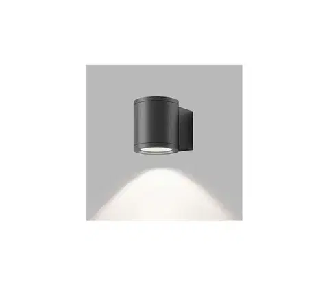 Svietidlá LED2 - Vonkajšie nástenné svietidlo MIDO 1xGU10/50W/230V antracit IP54 LED2 5131504