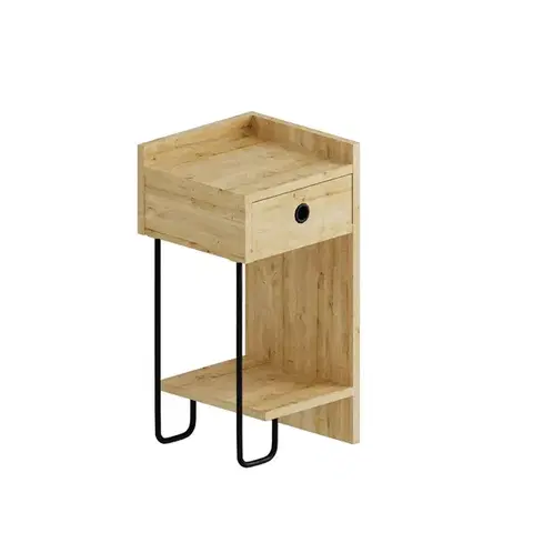 Konferenčné stolíky Nočný stolík Sirius Right Oak