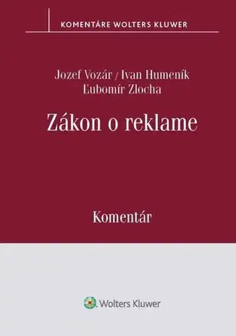 Zákony, zbierky zákonov Zákon o reklame - Jozef Vozár