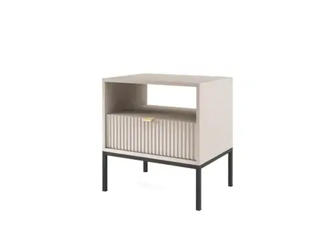 Nočné stolíky ArtPS Nočný stolík MONA S-54 | cashmere
