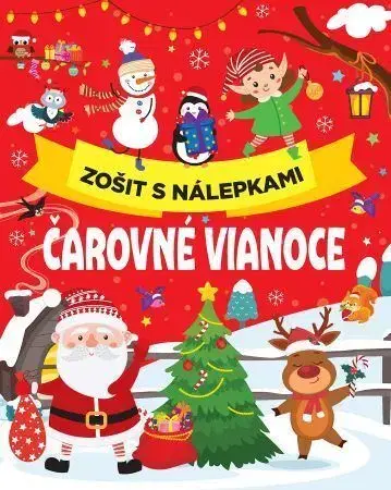 Nalepovačky, vystrihovačky, skladačky Čarovné Vianoce