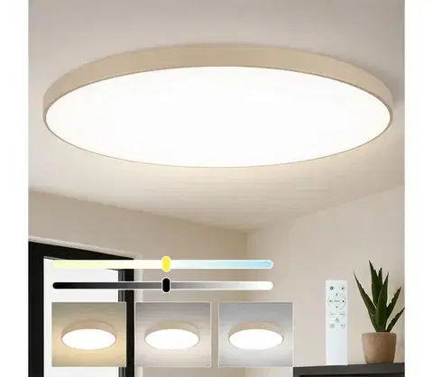 Svietidlá BRILAGI-LED stmievateľné svietidlo POOL SMART LED/180W/230V 120 cm béžová Wi-Fi Tuya + diaľkový ovládač BRI572
