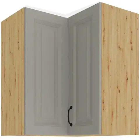 Kuchynské skrinky visiace Skrinka do kuchyne STILO CLAYGREY/ARTISAN 60X60 GN-72 2F (90°)