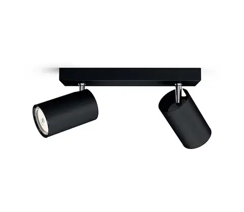 Svietidlá Philips 50592/30/PN - Bodové svietidlo MYLIVING KOSIPO 2xGU10/5,5W/230V 50592/30/PN