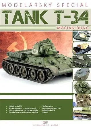 Modelárstvo, vystrihovačky Tank T-34 - Marian Bunc