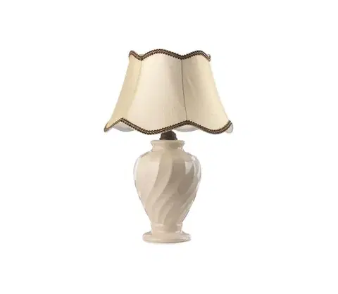 Lampy ONLI - Stolná lampa VORTICE 1xE27/22W/230V 60 cm béžová 235/LGA
