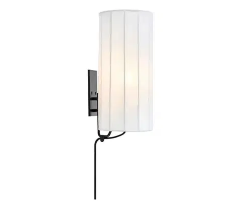 Svietidlá Markslöjd 108960 - Nástenné svietidlo HIKARI 1xE27/60W/230V biela/čierna 108960