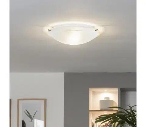 Svietidlá Redo 05-391 - Stropné svietidlo VIRGINIA 2xE27/42W/230V priemer 40 cm krémové 05-391