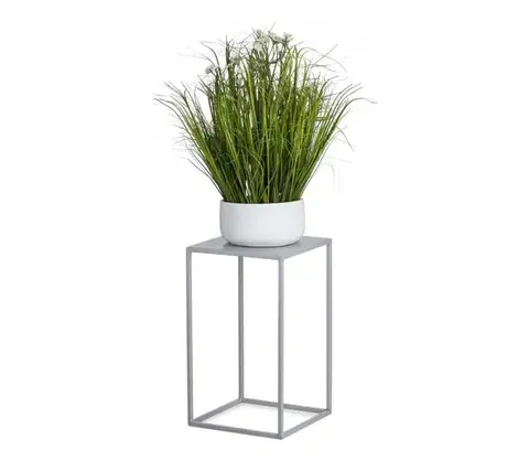 Stojany na kvetiny HowHomely Stojan na kvety 40x24 cm šedá 10-1363/40/szary