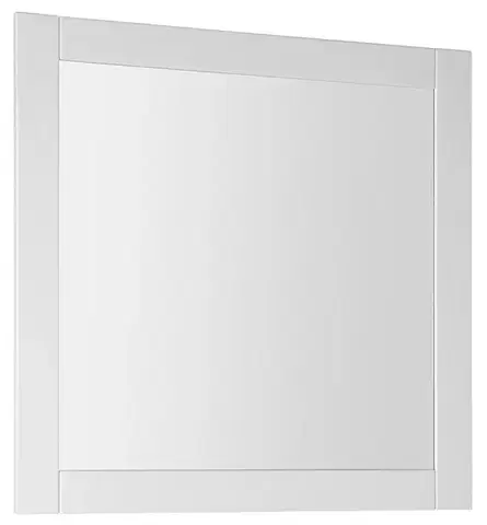 Kúpeľňové zrkadlá AQUALINE - FAVOLO zrkadlo v ráme 80x80cm, biela mat FV080