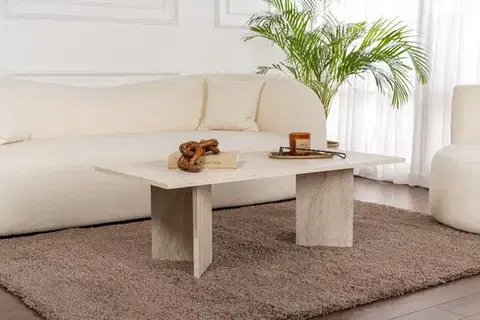 Konferenčné stolíky Konferenčný stolík Sabin - Travertine