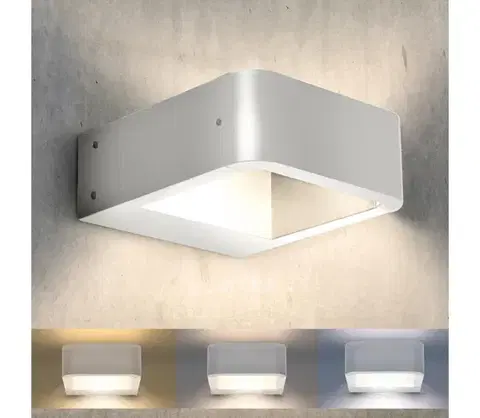 LED osvetlenie BRILAGI - LED Vonkajšie nástenné svietidlo BARI LED/7W/230V biela IP54 WO-HR60071-OEM-WHT