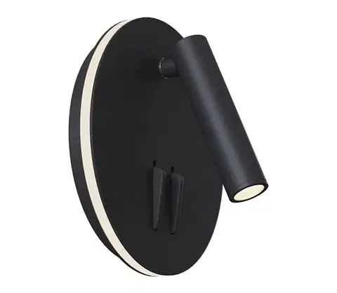 Svietidlá Maytoni C176-WL-01-6W-B - LED Nástenné bodové svietidlo IOS LED/9W/230V čierna C176-WL-01-6W-B