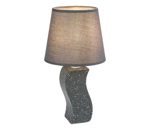 Lampy Rabalux 74073 - Stolná lampa DAYAMI 1xE14/40W/230V sivá 74073