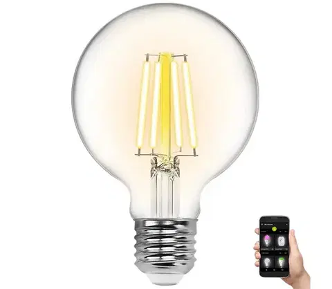 Žiarovky  B.V. LED Stmievateľná žiarovka FILAMENT G80 E27/6W/230V 2700-6500K Wi-Fi -  S10201YHX