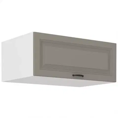 Kuchynské skrinky visiace Kuchynská skrinka Stilo claygrey/biela 80 Nagu-36 1F