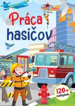 Nalepovačky, vystrihovačky, skladačky Práca hasičov + 120 nálepiek