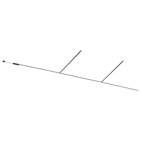 Koľajnicové svetelné systémy Moderný koľajnicový systém čierny 1-fázový 1000 cm - Magnetic