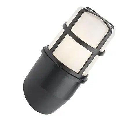 Svietidlá Redo 90204 - Vonkajšie nástenné svietidlo TRITON 1xE27/28W/230V IP54 čierna 90204