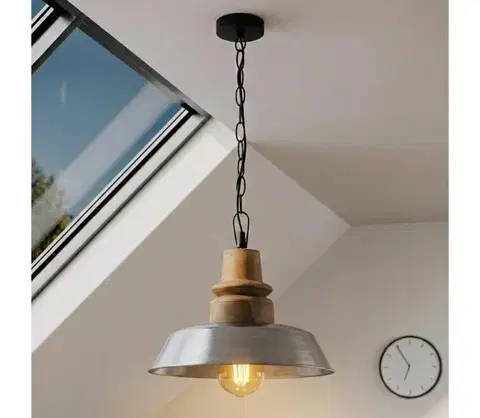 Svietidlá Eglo 33024 - Luster na reťazi RIDDLECOMBE 1xE27/60W/230V 33024