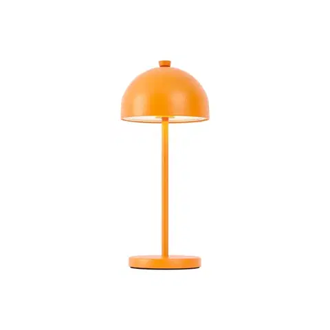 Lampy Stolná lampa oranžová vrátane LED IP54 Nabíjateľná s nabíjacou stanicou - Squirrel