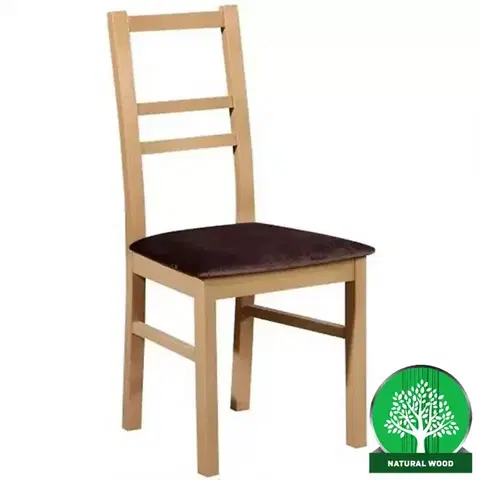 Drevené stoličky Stolička W130 dub wotan tk.primo 8823