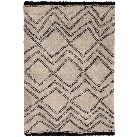 Koberce Koberec Royal Nomadic sand/black 120x170cm