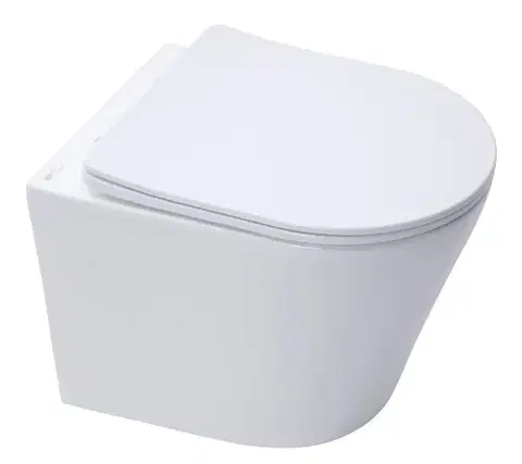 Záchody Wc závesné SAT Infinitio vrátane dosky softclose, zadný odpad SATINF010RREXP SATINF010RREXP