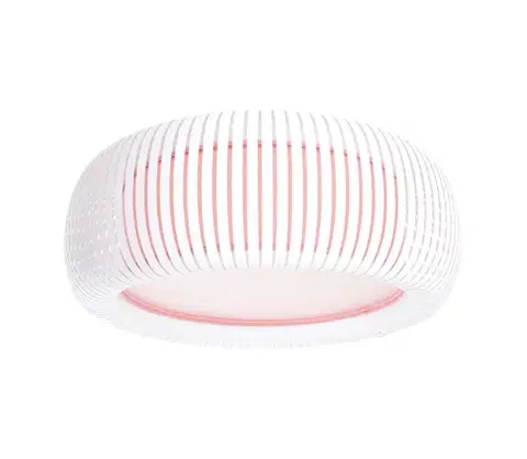 Svietidlá  Stropné svietidlo STRIPES 2xE27/40W/230V priemer 55 cm biela/ružová OBL-090-003-40