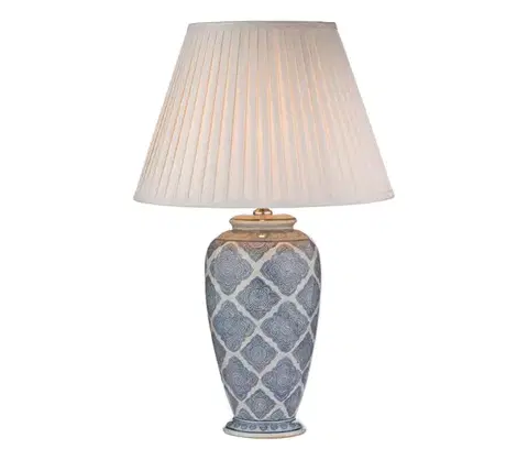 Lampy Där Lighting Där Lighting ELY4223 - Stolná lampa ELY 1xE27/60W/230V modrá ELY4223