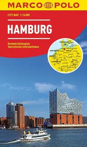 Európa Hamburg - City map 1:16 000 - lamino