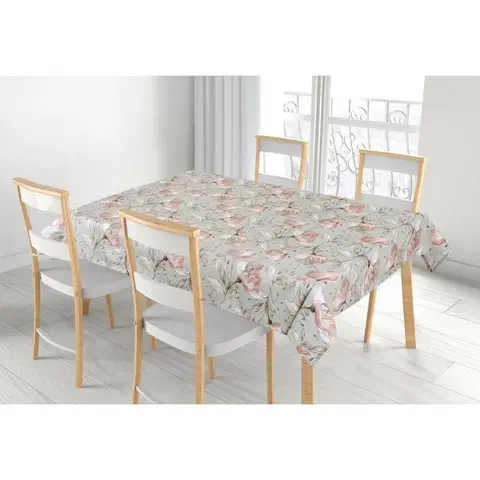 Obrusy Bellatex Obrus Adéla Lilie losos, 120 x 140 cm, 120 x 140 cm