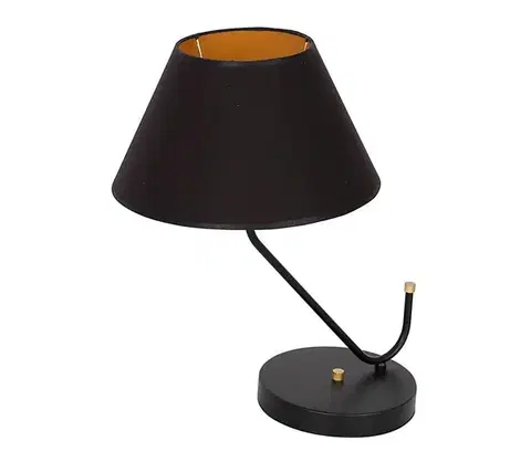 Lampy  Stolná lampa VICTORIA 1xE27/60W/230V čierna MLP4914