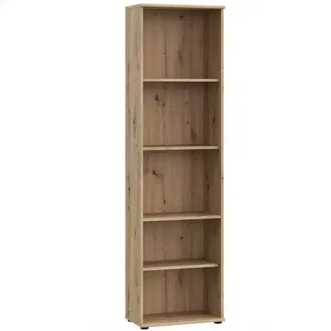Vitríny a regály do obývačky Regál Niko nikr70-d78 dub artisan