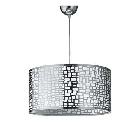 Svietidlá ONLI - Luster na lanku BRUCE 1xE27/15W/230V pr. 45 cm matný chróm 4755/S