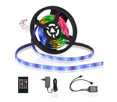 LED osvětlení  B.V.  - LED RGB Stmievateľný vonkajší pásik 3m LED/24W/12/230V IP65 +DO 100801WNT