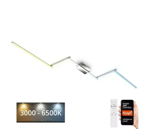 Svietidlá Brilo 3737-018-LED Stmievateľné stropné svietidlo SMART LED/24W/230V Wi-Fi Tuya+DO 3737-018